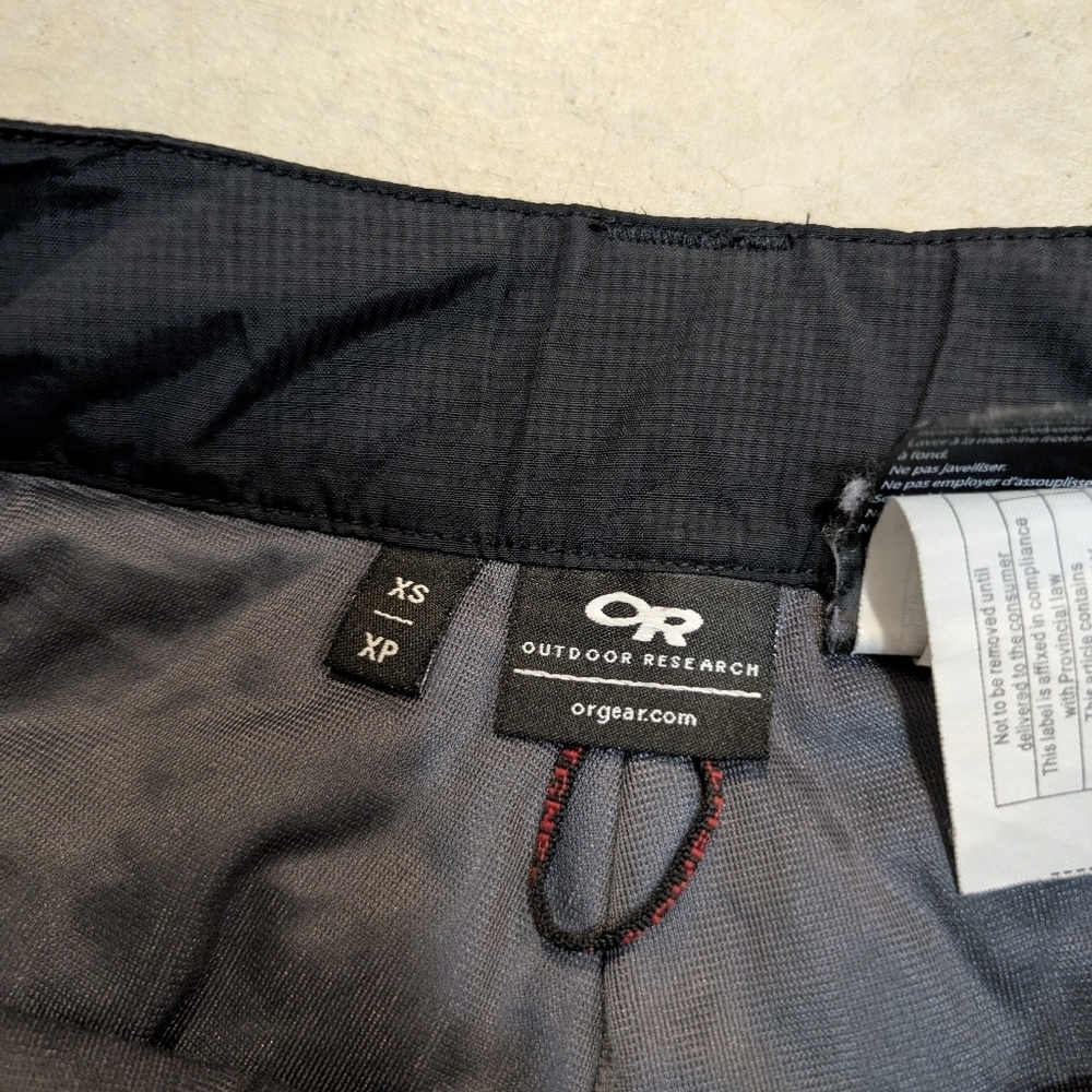 Outdoor Research Black Men's XS Snow Pants Pertex Shield - Picture 5 of 13